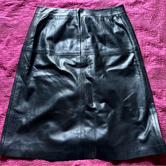 Halogen Black Leather Skirt - Picture 2 of 7